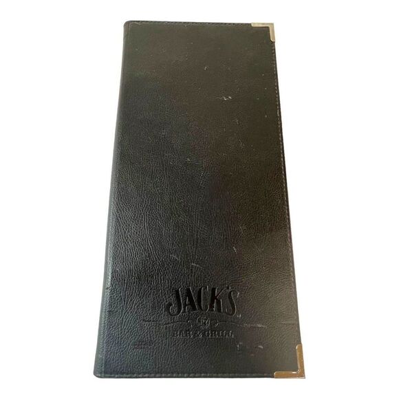 VTG JACK DANIELS Old No 7 Leather Book Whiskey Drink Menu And Jack And Coke Sign - Picture 6 of 10